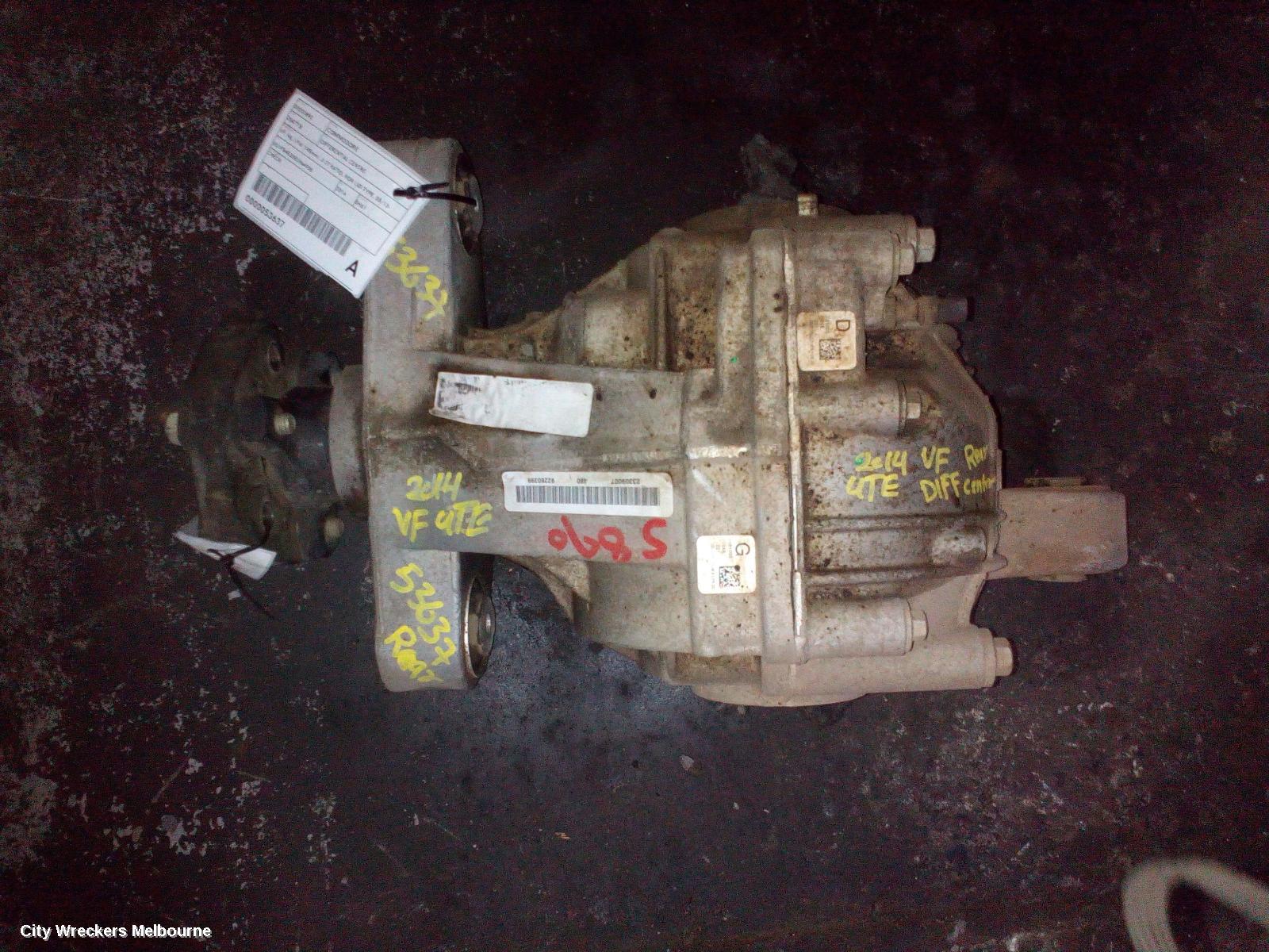 HOLDEN COMMODORE DIFFERENTIAL CENTRE, VF, V6, LFX/LWR (210MM), 3.27 RATIO, NON LSD TYPE, 05/2013 - 12/2017