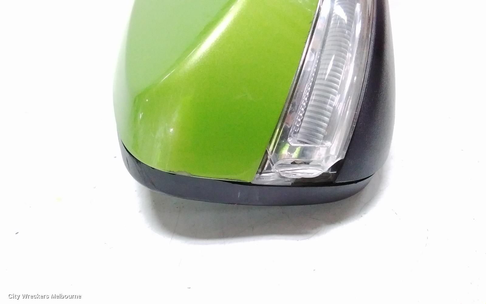 HYUNDAI VELOSTER RIGHT DOOR MIRROR, FS, MANUAL FOLDING, NON HEATED TYPE, 12/2011 - 02/2018