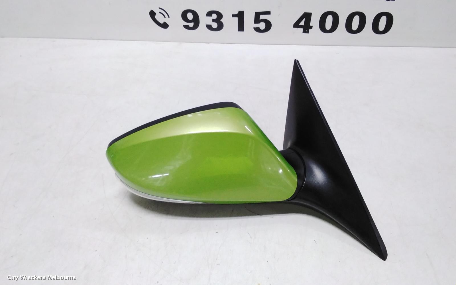 HYUNDAI VELOSTER RIGHT DOOR MIRROR, FS, MANUAL FOLDING, NON HEATED TYPE, 12/2011 - 02/2018