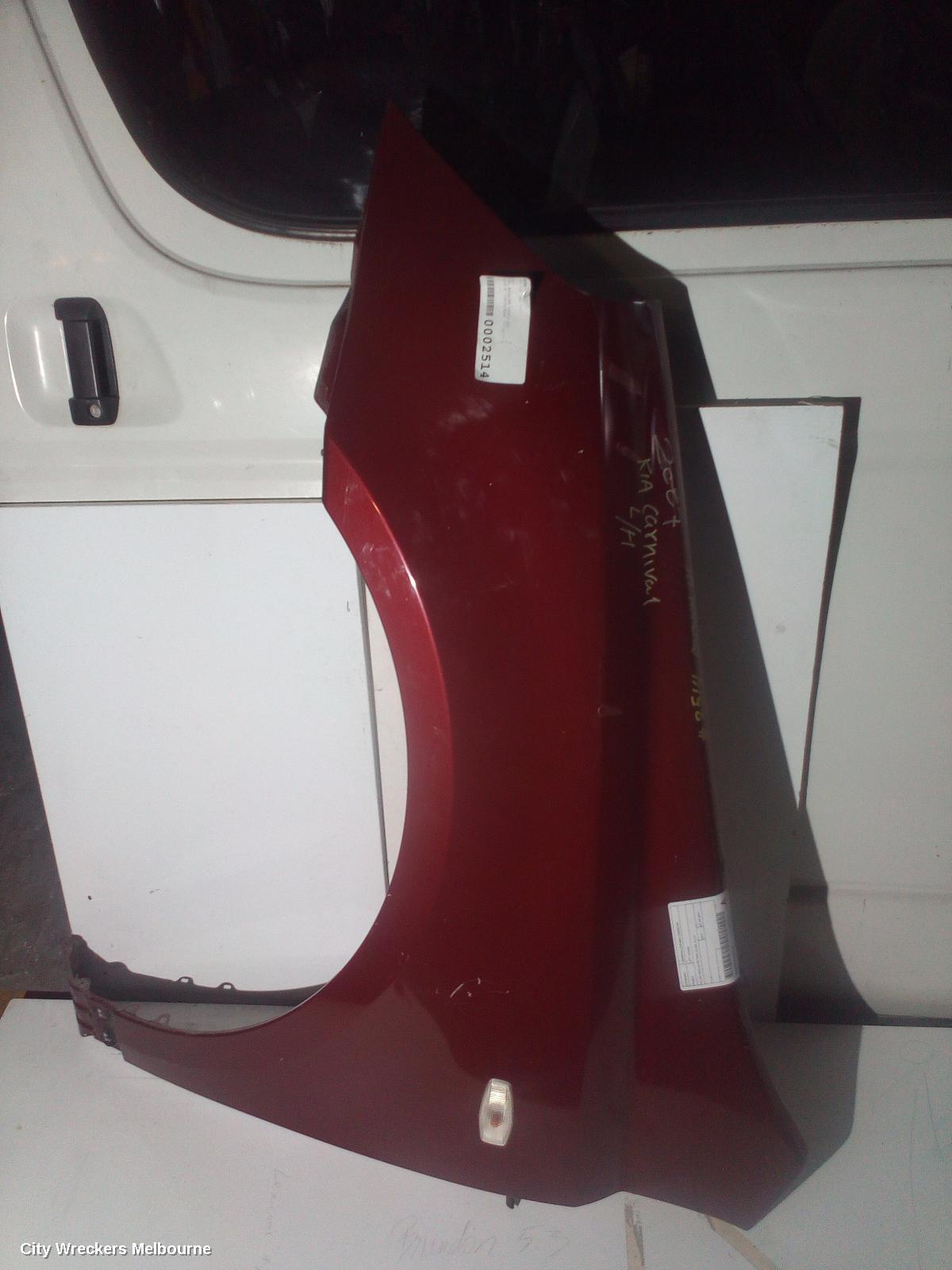 KIA CARNIVAL/GRAND CARNIVAL LEFT GUARD, VQ, W/ INDICATOR TYPE, 01/2006 - 12/2014