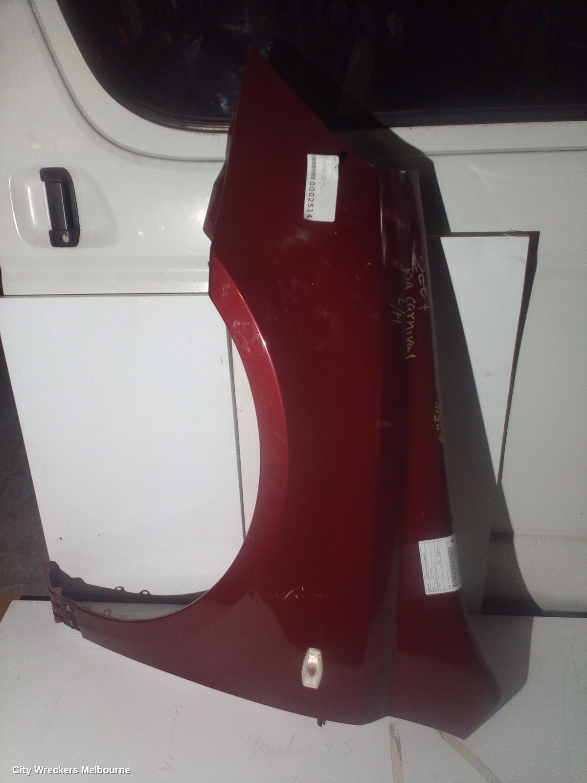 KIA CARNIVAL/GRAND CARNIVAL LEFT GUARD, VQ, W/ INDICATOR TYPE, 01/2006 - 12/2014