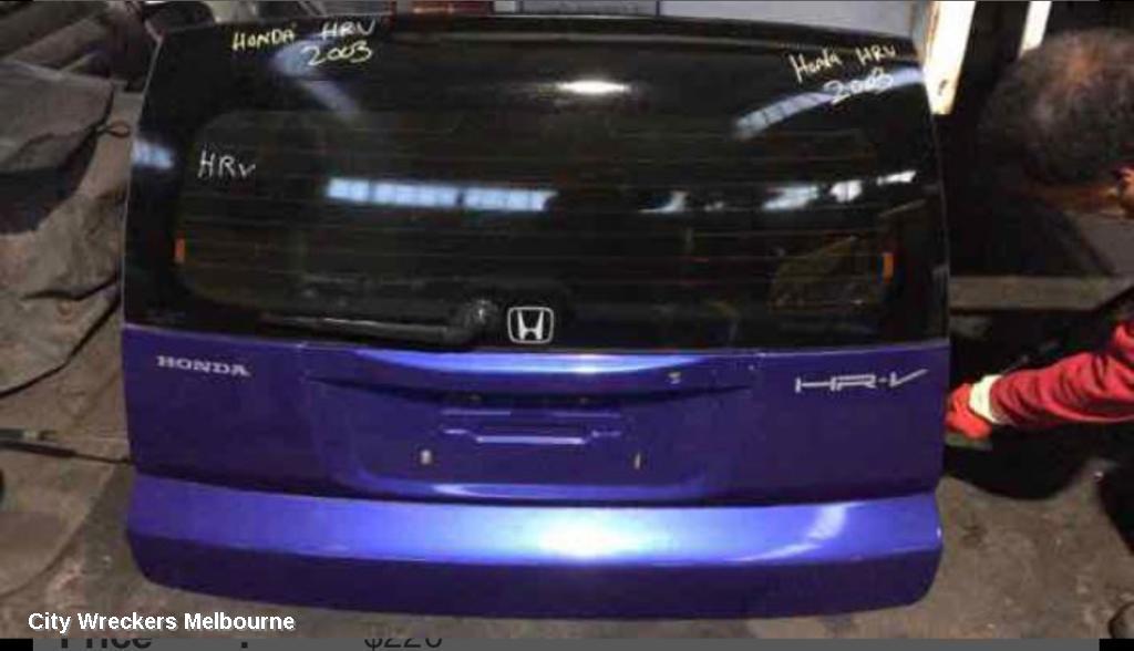 HONDA HRV BOOTLID/TAILGATE, TAILGATE, GH, NON SPOILER TYPE, 02/1999 - 06/2002
