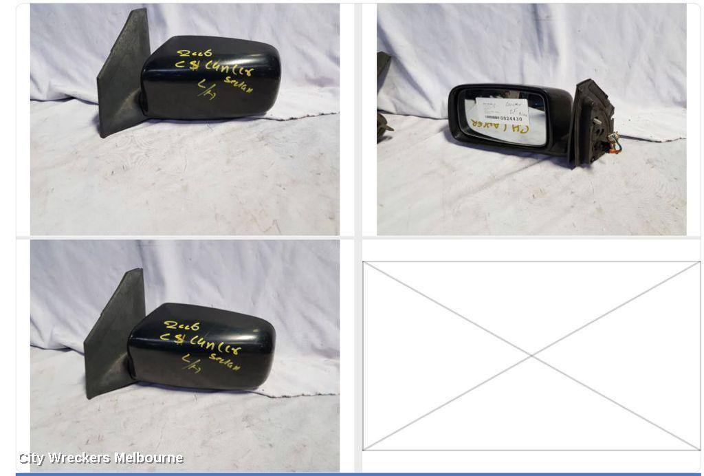 HOLDEN RODEO RIGHT DOOR MIRROR, RA, POWER, BLACK, 03/2003 - 10/2006
