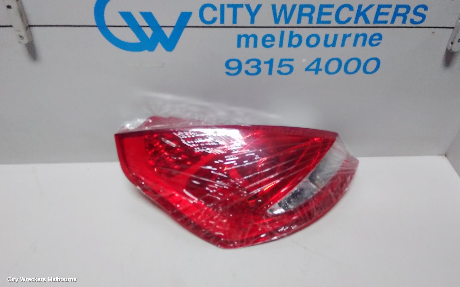 FORD FIESTA LEFT TAILLIGHT, WS, HATCH, 07/2008 - 12/2012