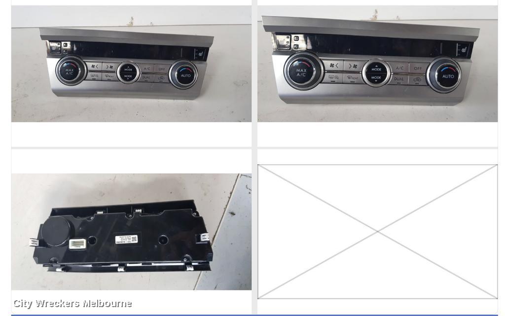 SUBARU OUTBACK HEATER/AC CONTROLS, 6TH GEN, CLIMATE CONTROL TYPE, 08/2014 - 12/2020