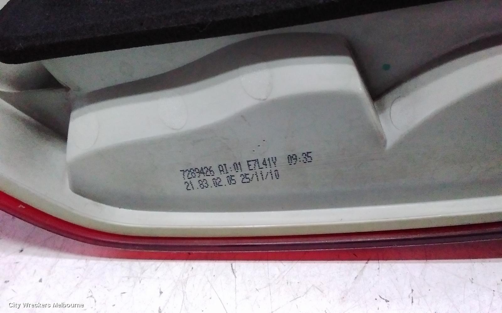 BMW 3 SERIES RIGHT TAILLIGHT, E90, SEDAN, NON LED TYPE, 03/2005 - 10/2008