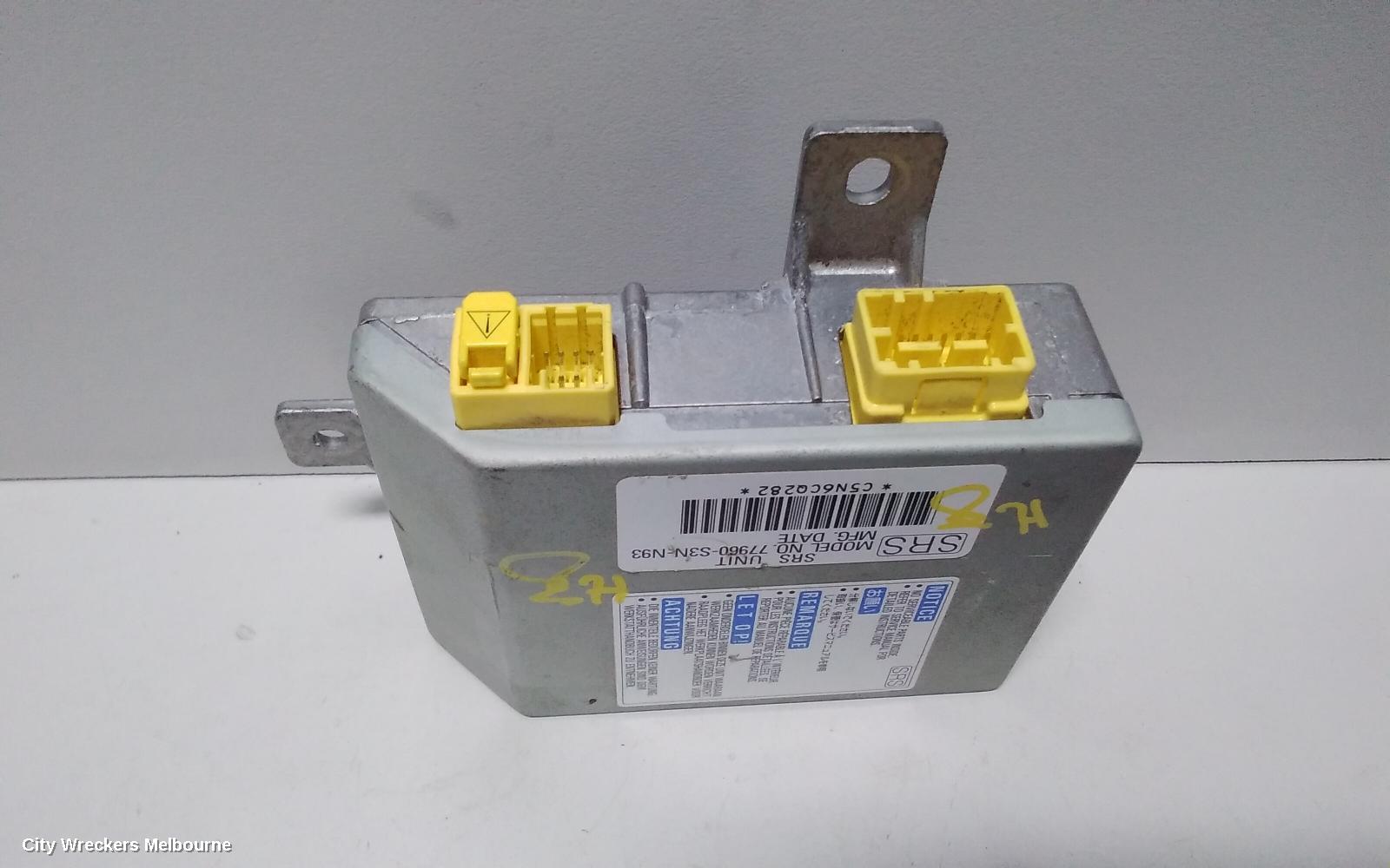 HONDA ODYSSEY AIRBAG MODULE/SENSOR, MODULE, RA, 04/2000 - 06/2004