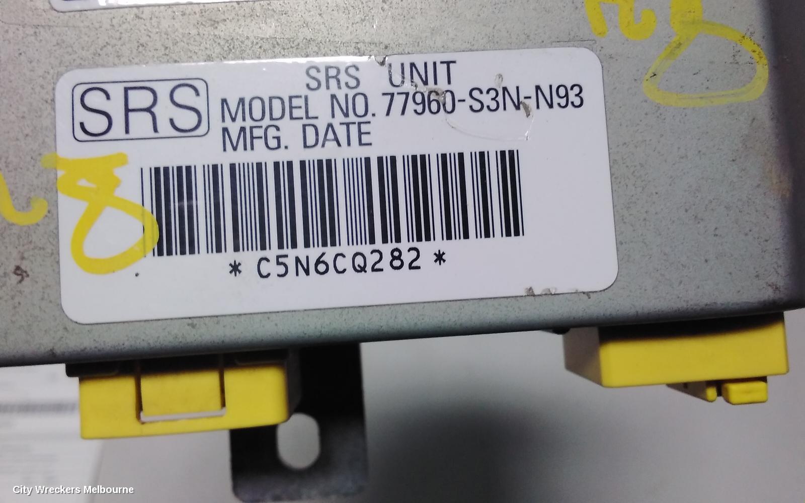 HONDA ODYSSEY AIRBAG MODULE/SENSOR, MODULE, RA, 04/2000 - 06/2004