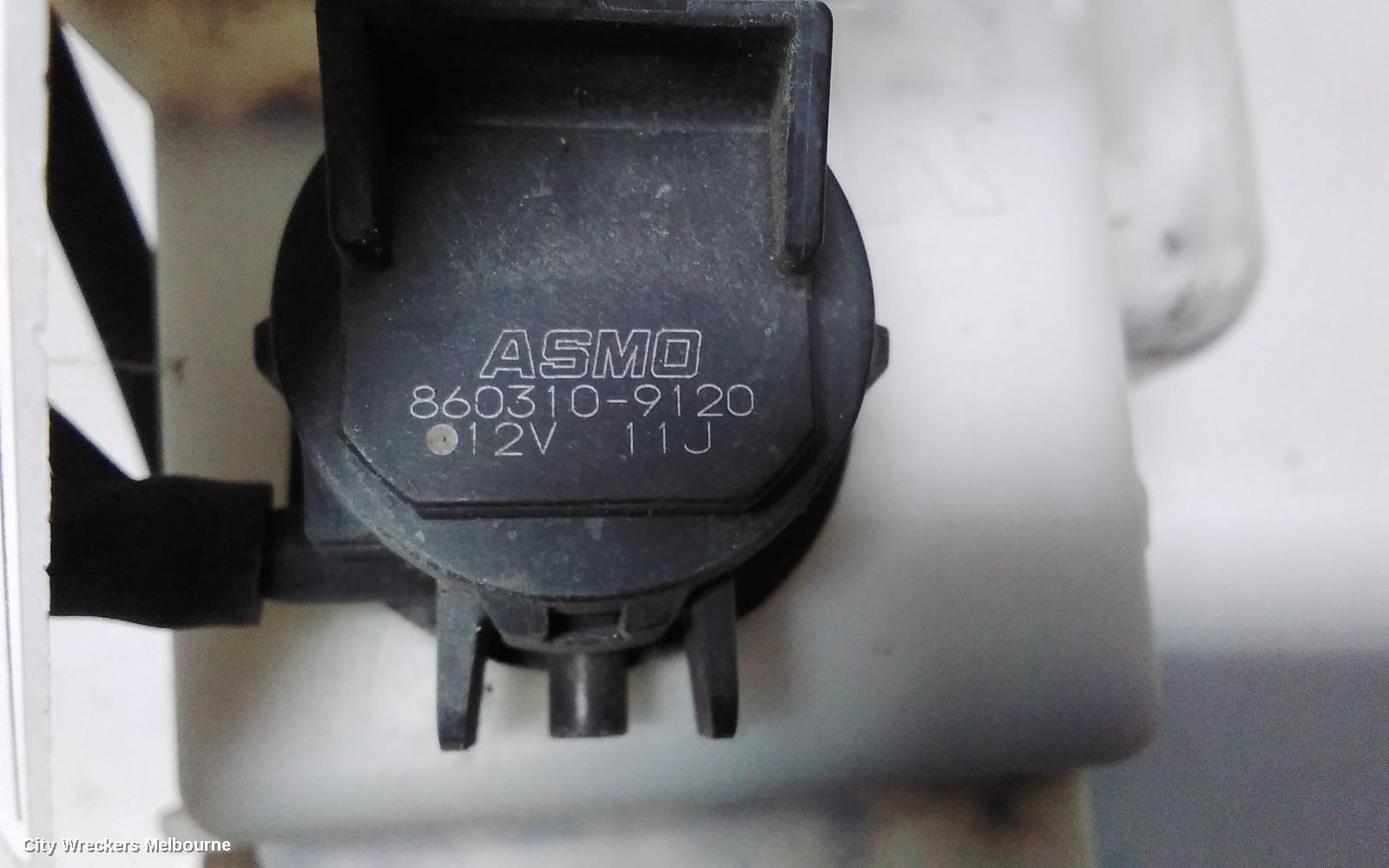 MAZDA CX7 WASHER BOTTLE, ER, RH SIDE, PETROL, 11/2006 - 02/2012