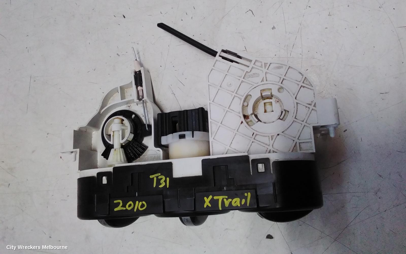 NISSAN XTRAIL HEATER/AC CONTROLS, T31, STANDARD TYPE, 09/2007 - 12/2013