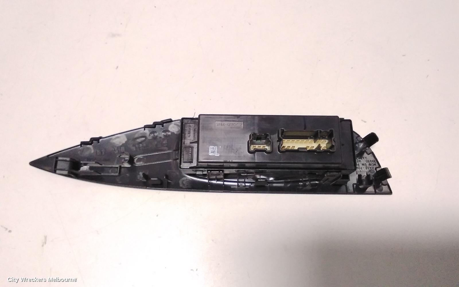 NISSAN QASHQAI PWR DR WIND SWITCH, RH FRONT (MASTER SWITCH), EARLY TYPE (ONLY DRIVERS DOOR AUTO TYPE), J11, 06/2014 - 06/2017