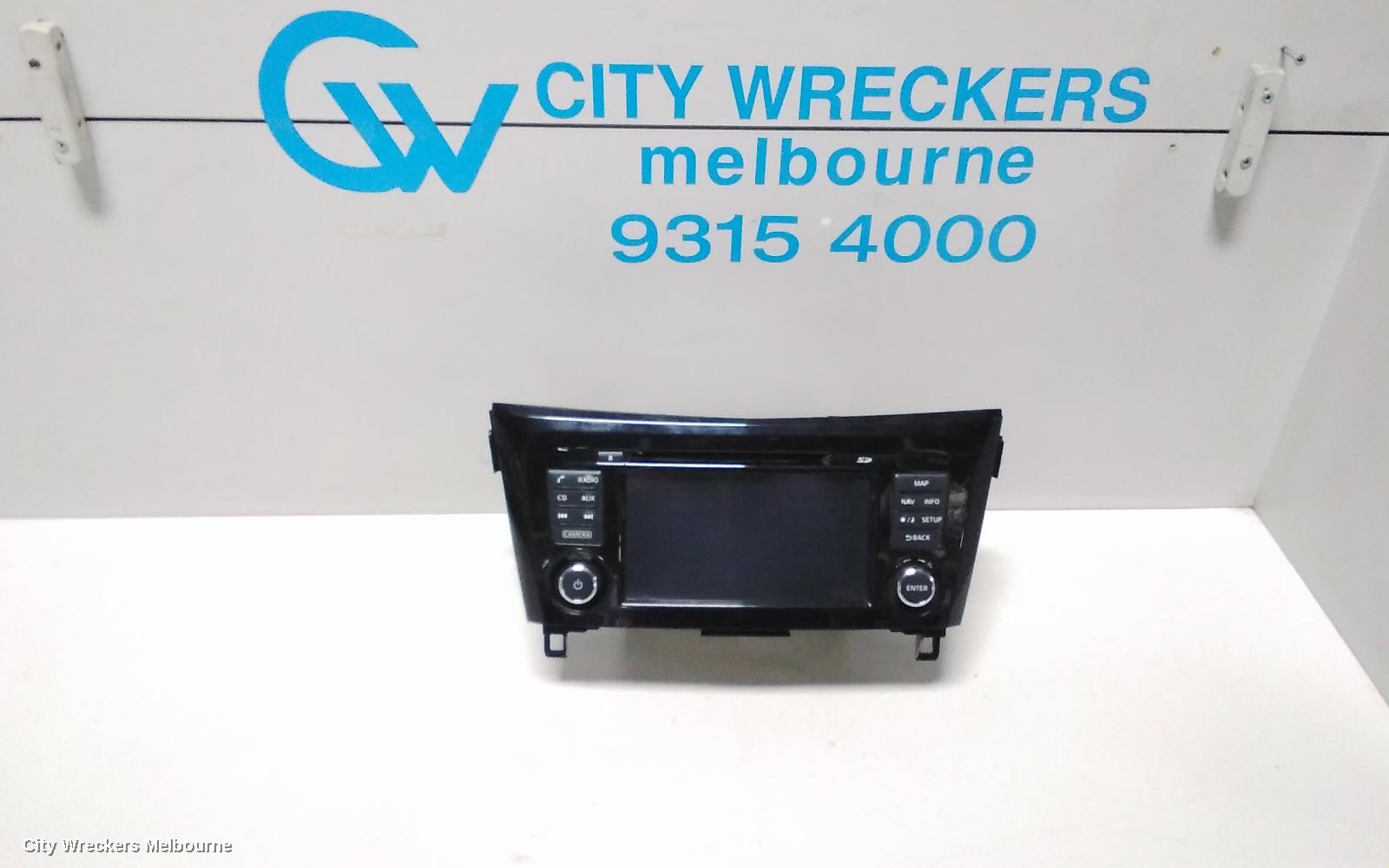 NISSAN QASHQAI RADIO/CD/DVD/SAT/TV, DISPLAY & HEAD UNIT, SAT NAV TYPE, J11, 06/2014 ONWARDS