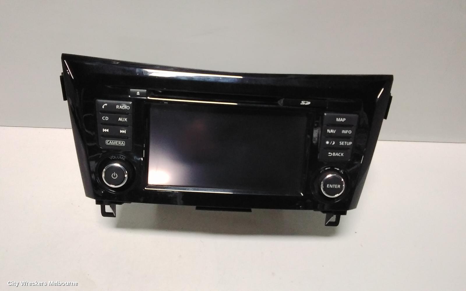 NISSAN QASHQAI RADIO/CD/DVD/SAT/TV, DISPLAY & HEAD UNIT, SAT NAV TYPE, J11, 06/2014 ONWARDS