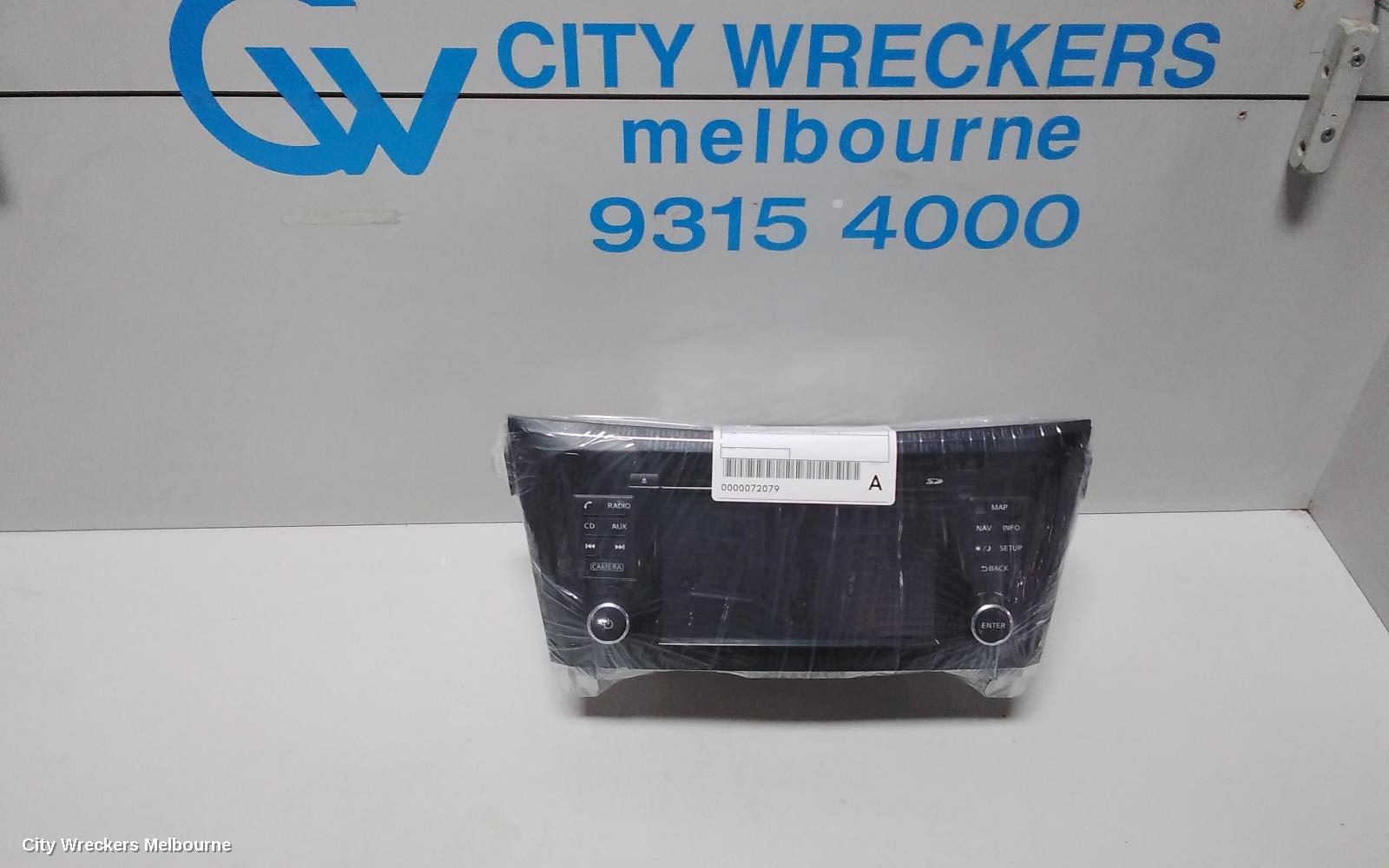 NISSAN QASHQAI RADIO/CD/DVD/SAT/TV, DISPLAY & HEAD UNIT, SAT NAV TYPE, J11, 06/2014 ONWARDS