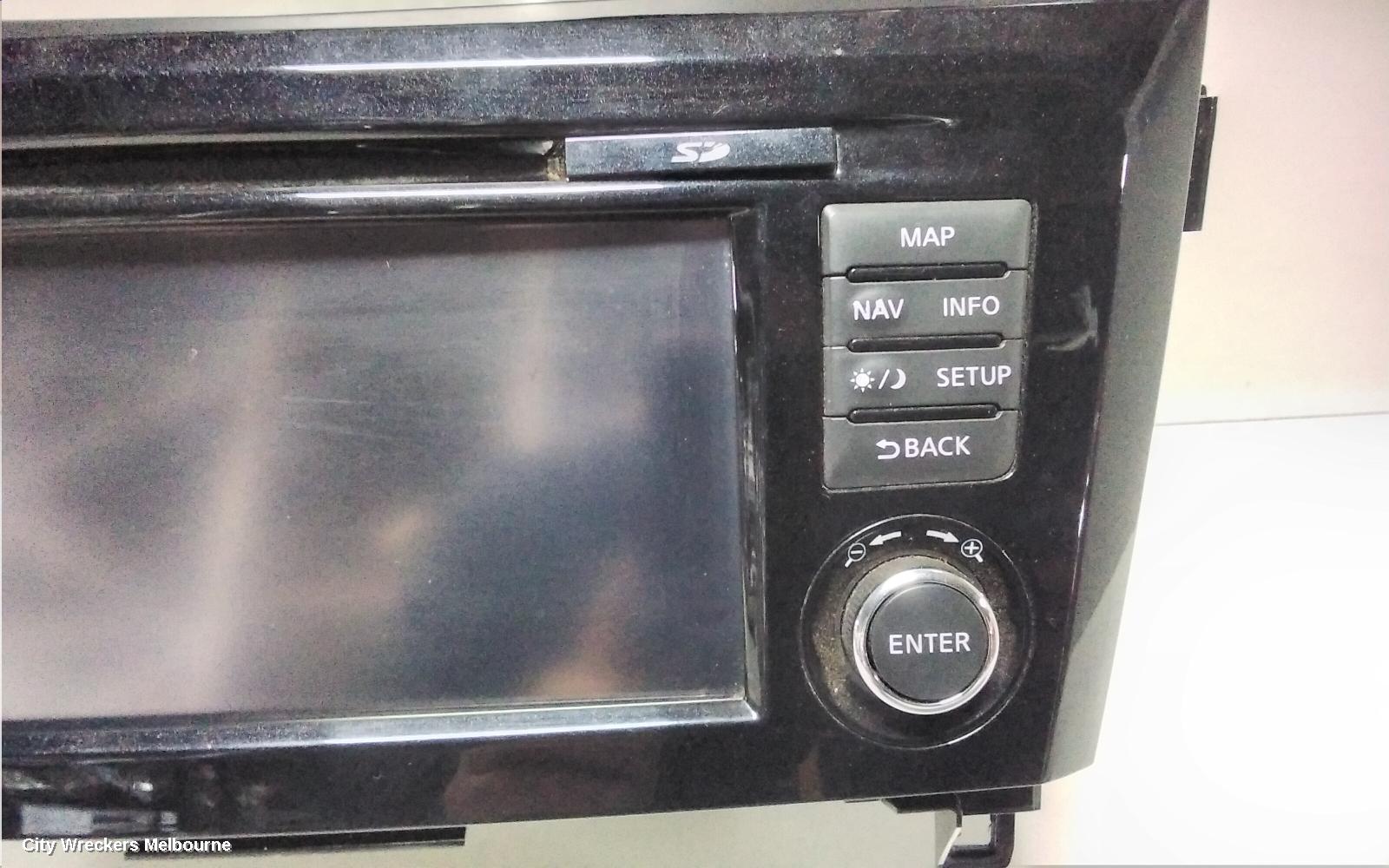 NISSAN QASHQAI RADIO/CD/DVD/SAT/TV, DISPLAY & HEAD UNIT, SAT NAV TYPE, J11, 06/2014 ONWARDS