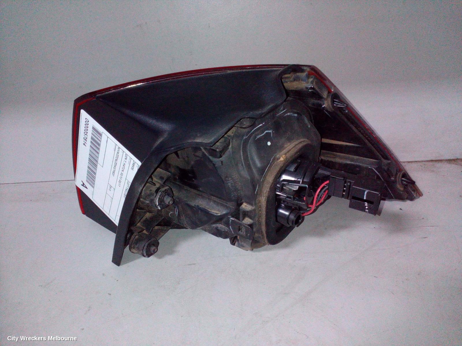 VOLKSWAGEN GOLF LEFT TAILLIGHT, GEN 7, HATCH, 03/2013 - 03/2017