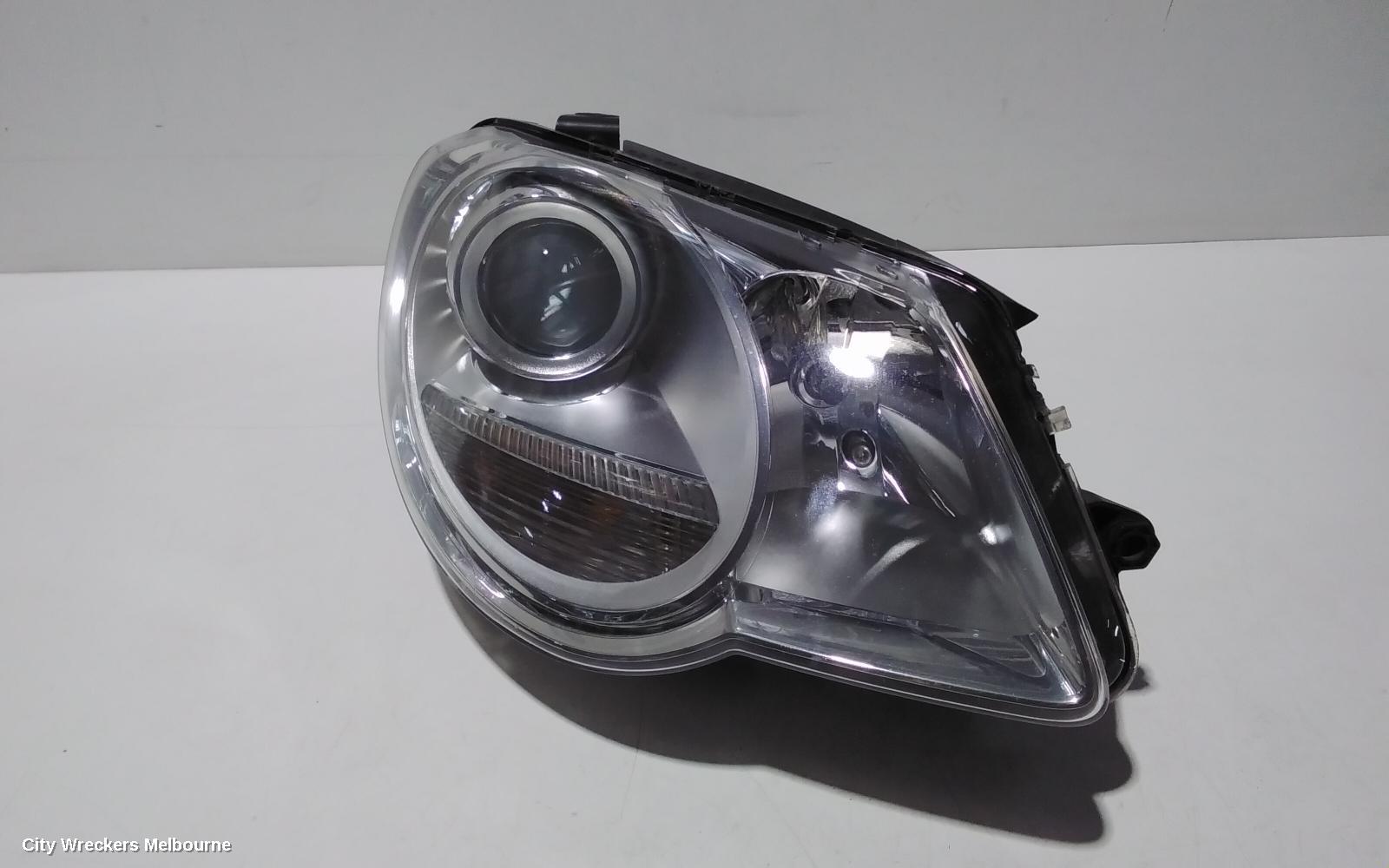 VOLKSWAGEN EOS RIGHT HEADLAMP, 1F, HALOGEN TYPE, 02/2007 - 04/2011