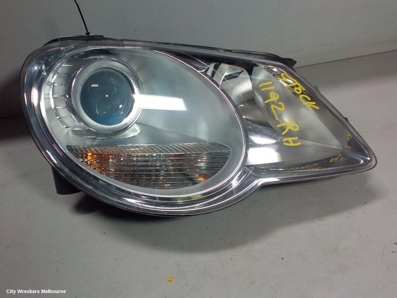 VOLKSWAGEN EOS RIGHT HEADLAMP, 1F, HALOGEN TYPE, 02/2007 - 04/2011