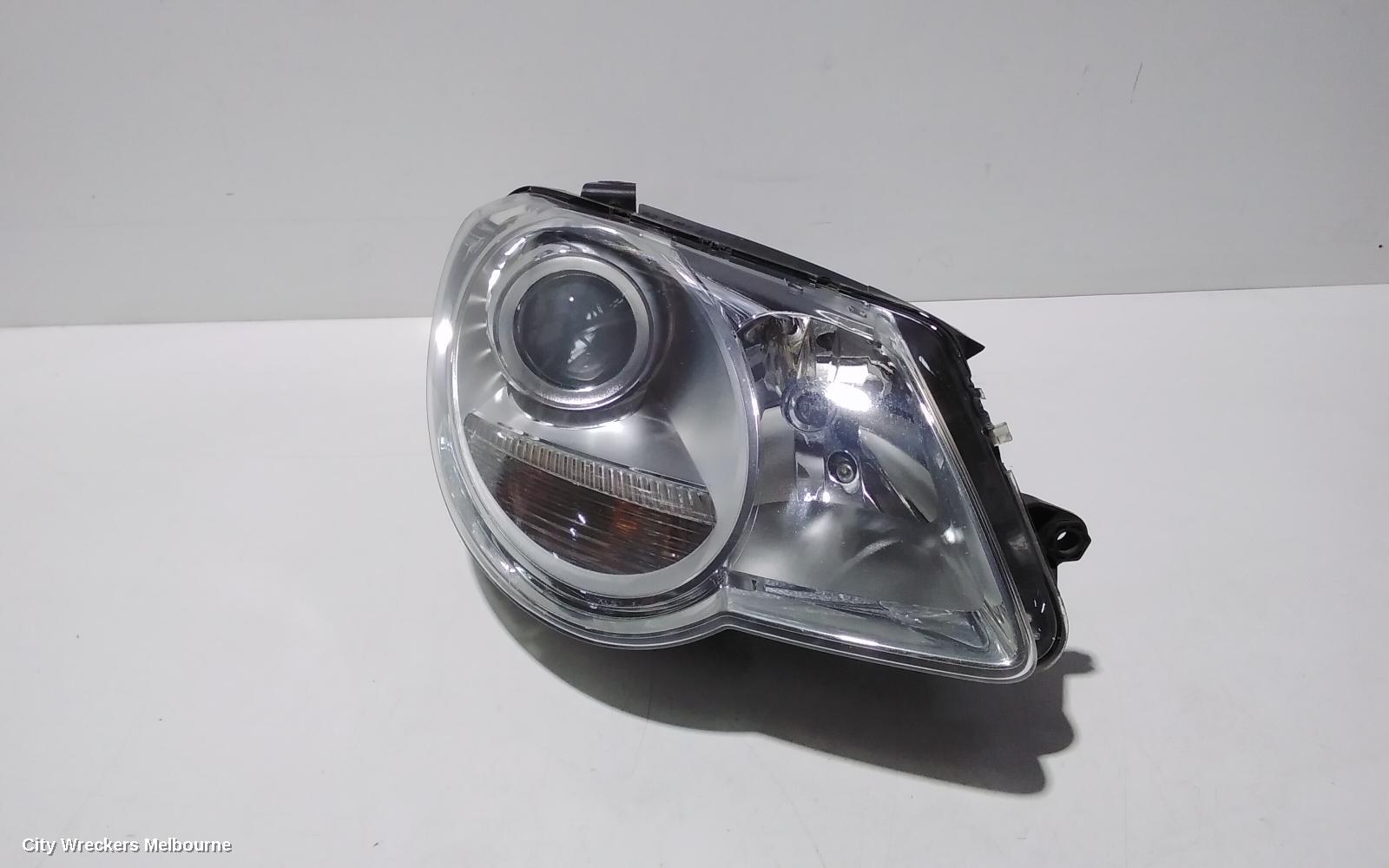 VOLKSWAGEN EOS RIGHT HEADLAMP, 1F, HALOGEN TYPE, 02/2007 - 04/2011