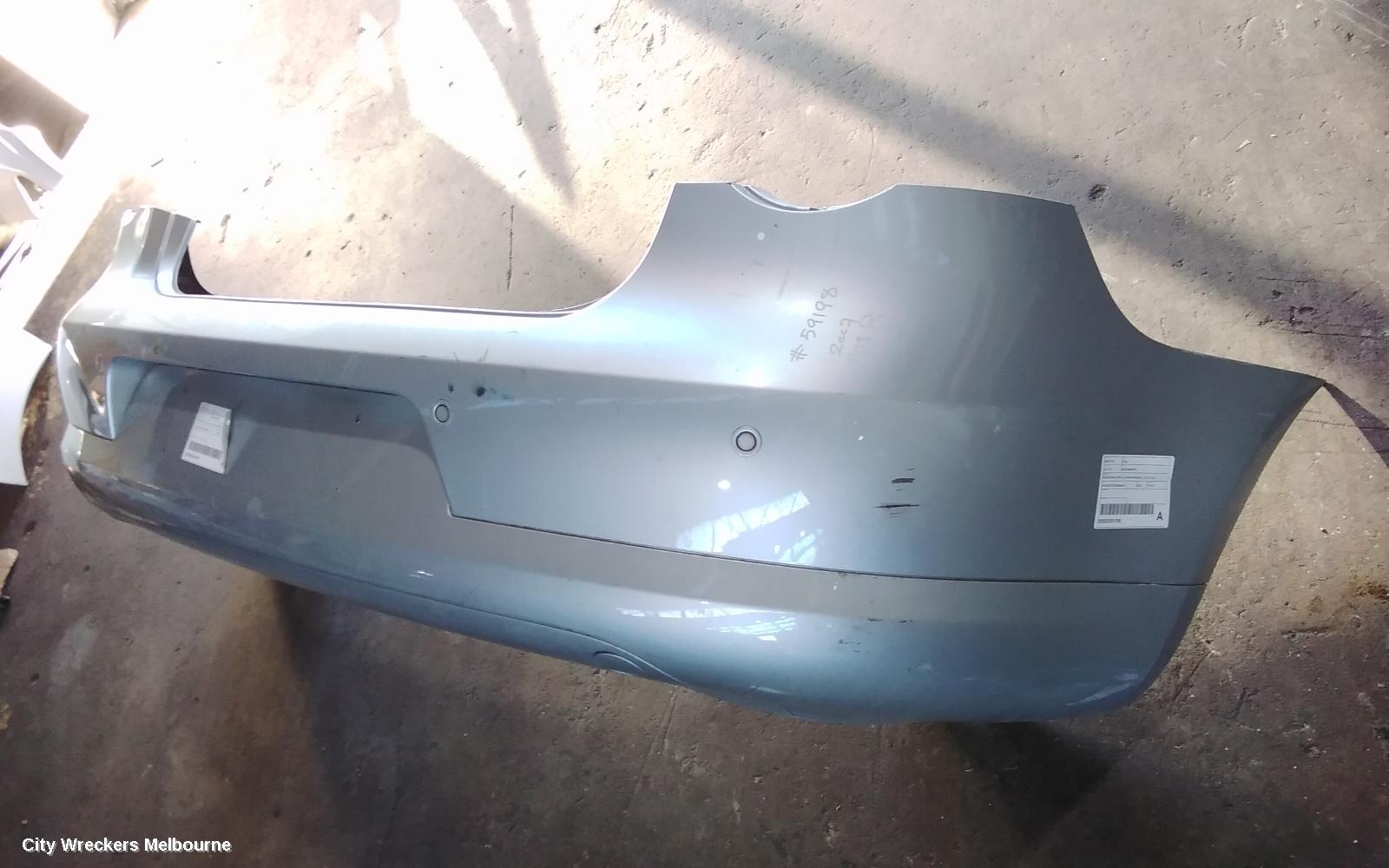 VOLKSWAGEN EOS REAR BUMPER, PETROL ENG TYPE ,W/ PARK SENSORS , 02/2007 - 04/2011