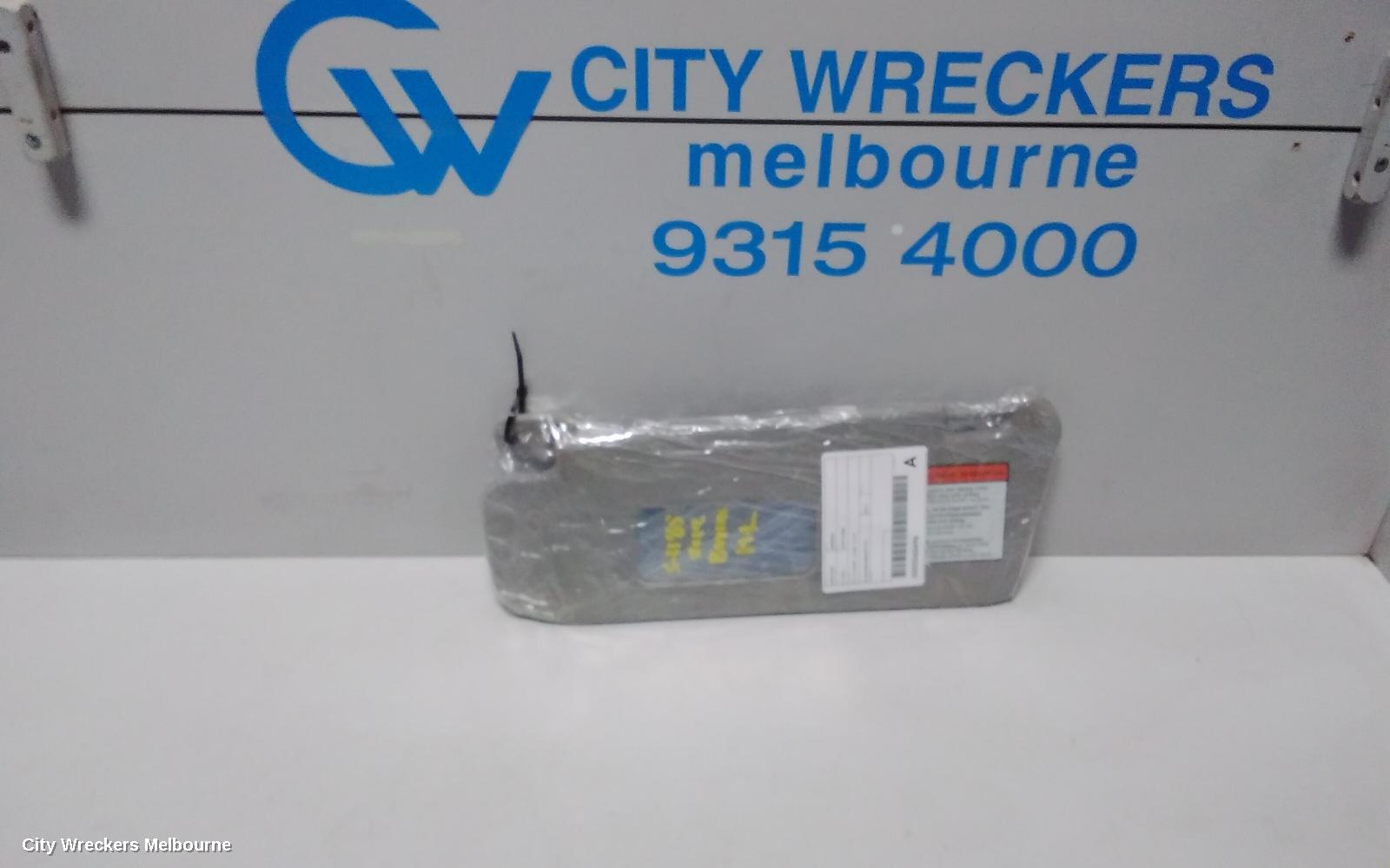 HOLDEN BARINA SUNVISOR, TK, LH SIDE, 12/2005 - 12/2012