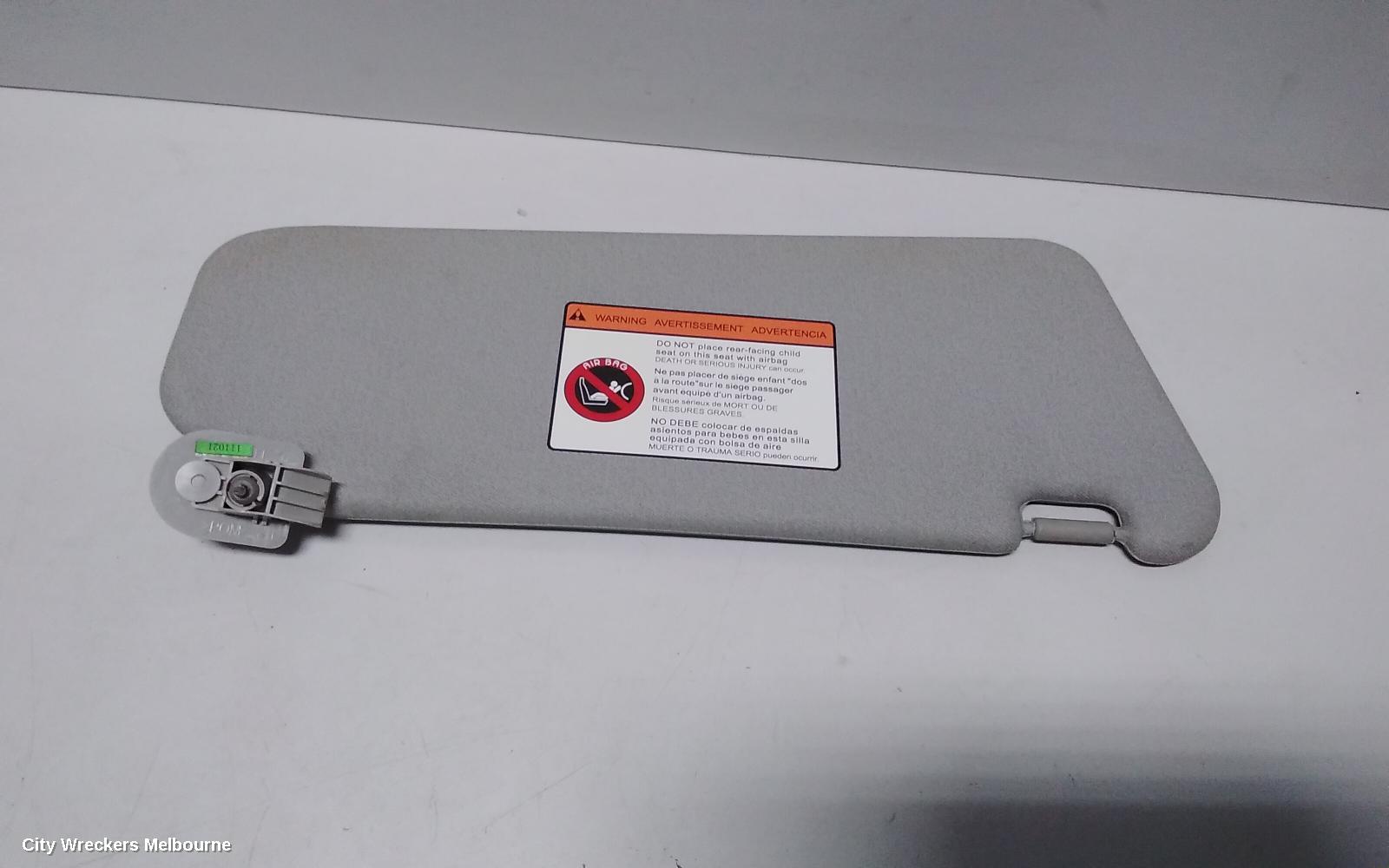 HOLDEN BARINA SUNVISOR, TK, LH SIDE, 12/2005 - 12/2012
