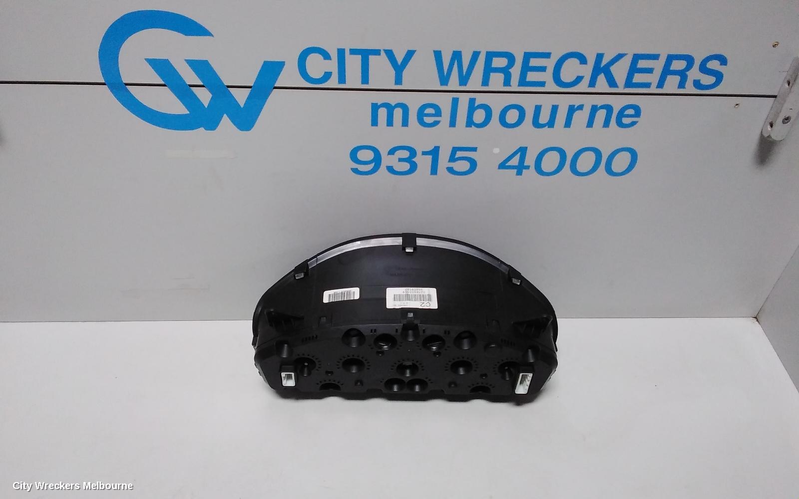 HOLDEN BARINA INSTRUMENT CLUSTER, INSTRUMENT CLUSTER, AUTO, TK, SINGLE SCREEN, SEDAN/5DR HATCH,12/2005 - 12/2012