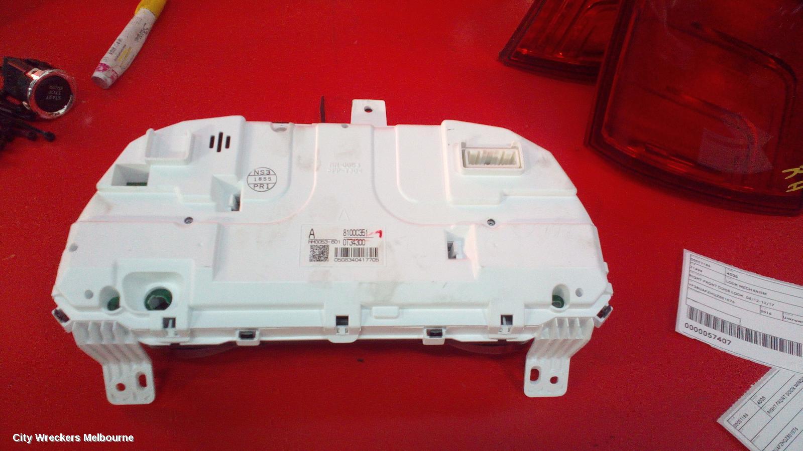 PEUGEOT 4008 INSTRUMENT CLUSTER, INSTRUMENT CLUSTER, 06/2012 - 12/2017
