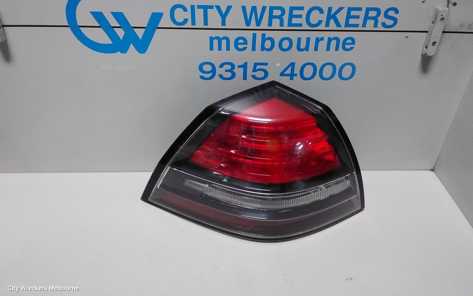 HOLDEN COMMODORE LEFT TAILLIGHT, VE, SEDAN, OMEGA/LUMINA/SV6/SS/INTERNATIONAL/60TH ANNIV/V SERIES, 08/2006 - 04/2013