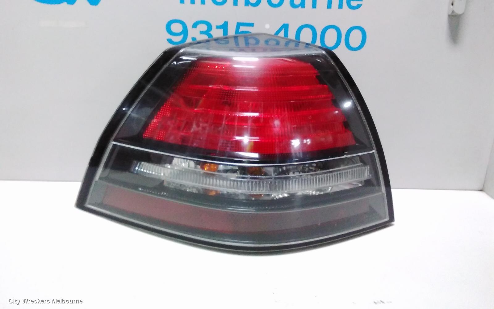 HOLDEN COMMODORE LEFT TAILLIGHT, VE, SEDAN, OMEGA/LUMINA/SV6/SS/INTERNATIONAL/60TH ANNIV/V SERIES, 08/2006 - 04/2013