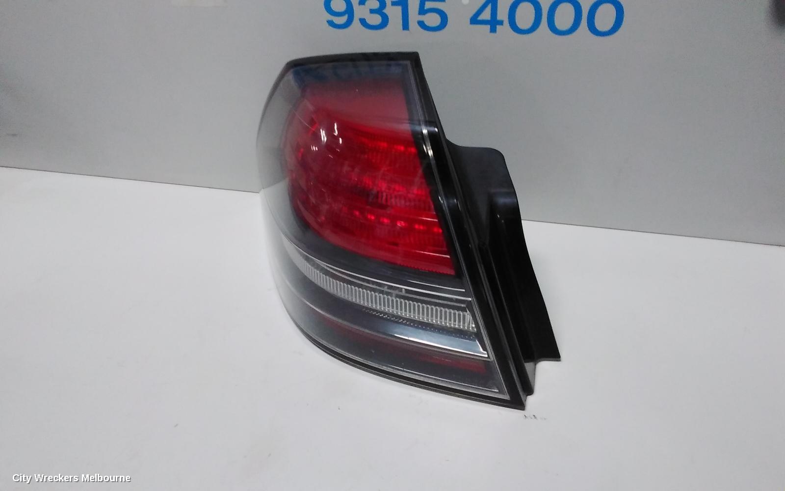 HOLDEN COMMODORE LEFT TAILLIGHT, VE, SEDAN, OMEGA/LUMINA/SV6/SS/INTERNATIONAL/60TH ANNIV/V SERIES, 08/2006 - 04/2013