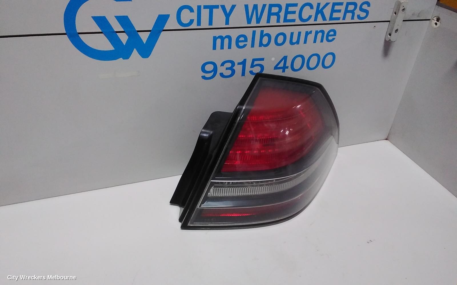 HOLDEN COMMODORE RIGHT TAILLIGHT, VE, SEDAN, OMEGA/LUMINA/SV6/SS/INTERNATIONAL/60TH ANNIV/V SERIES, 08/2006 - 04/2013