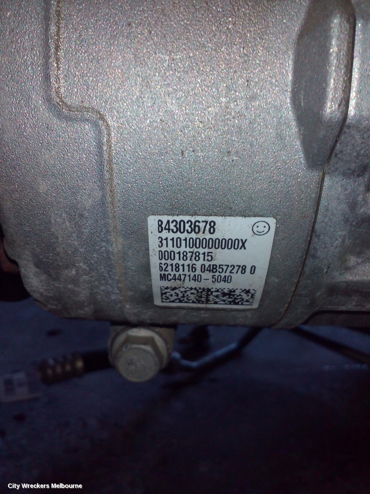 HOLDEN COMMODORE ENGINE, PETROL, 2.0, B20NFT, TURBO, ZB, 10/2017 - 12/2020