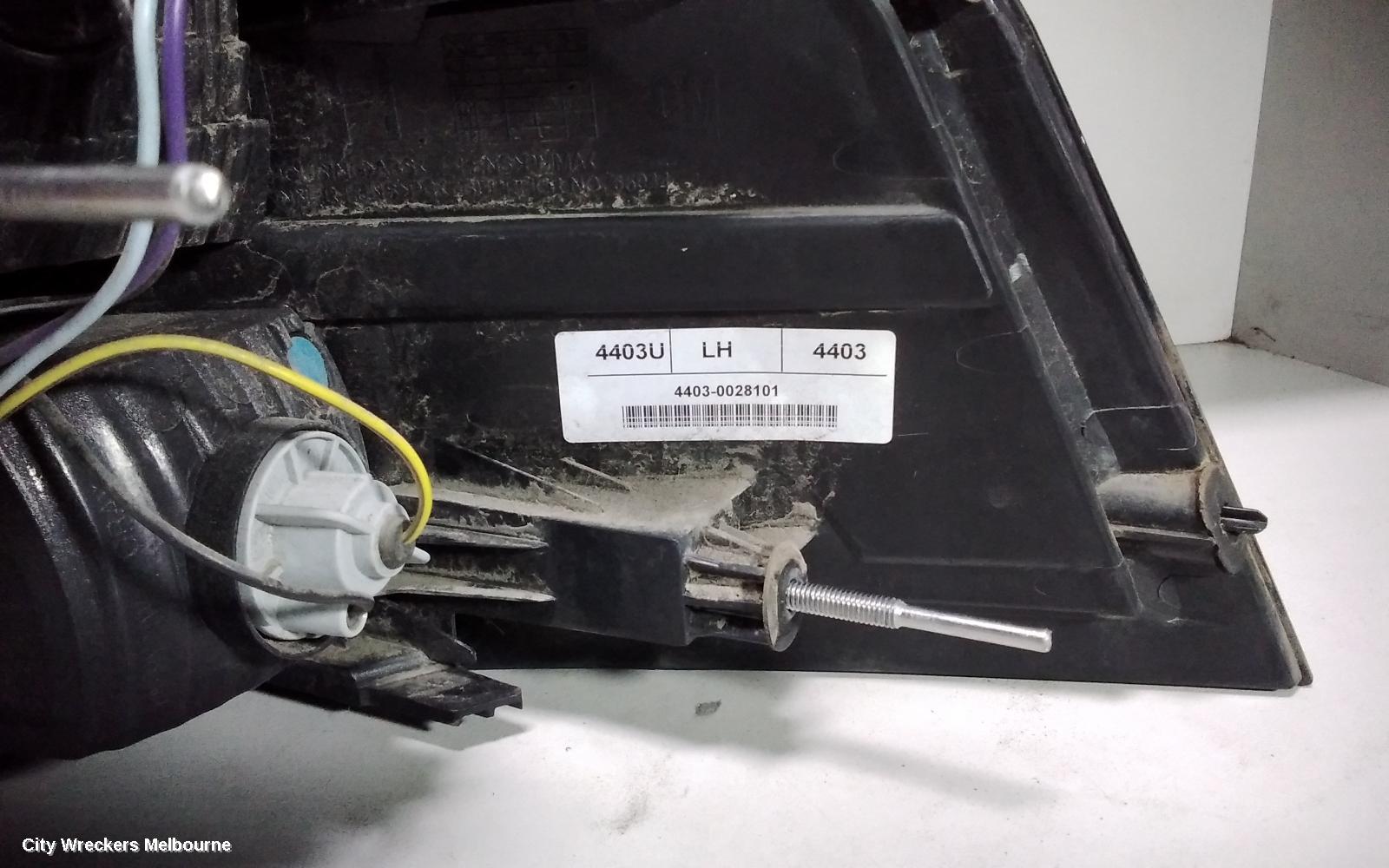 HOLDEN COMMODORE LEFT TAILLIGHT, VE, WAGON, 08/2006 - 05/2013