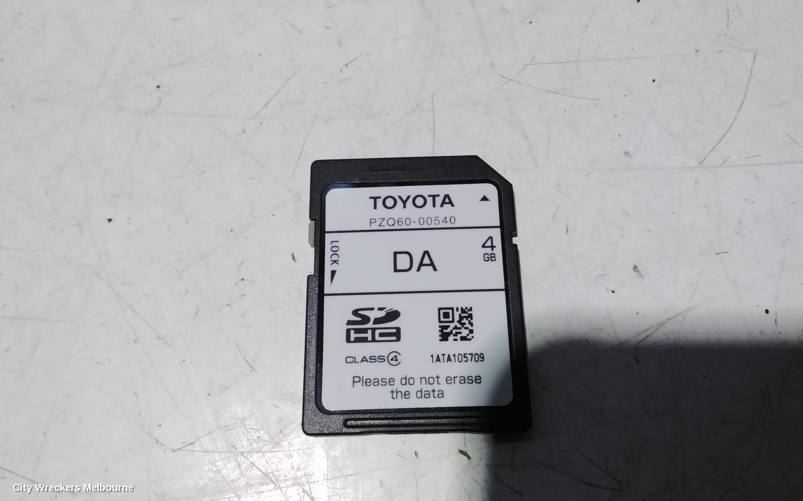 TOYOTA COROLLA RADIO/CD/DVD/SAT/TV, SINGLE DISC CD PLAYER (P/N ON FACE 100184), ZRE182R, HATCH, 10/2012 - 03/2015