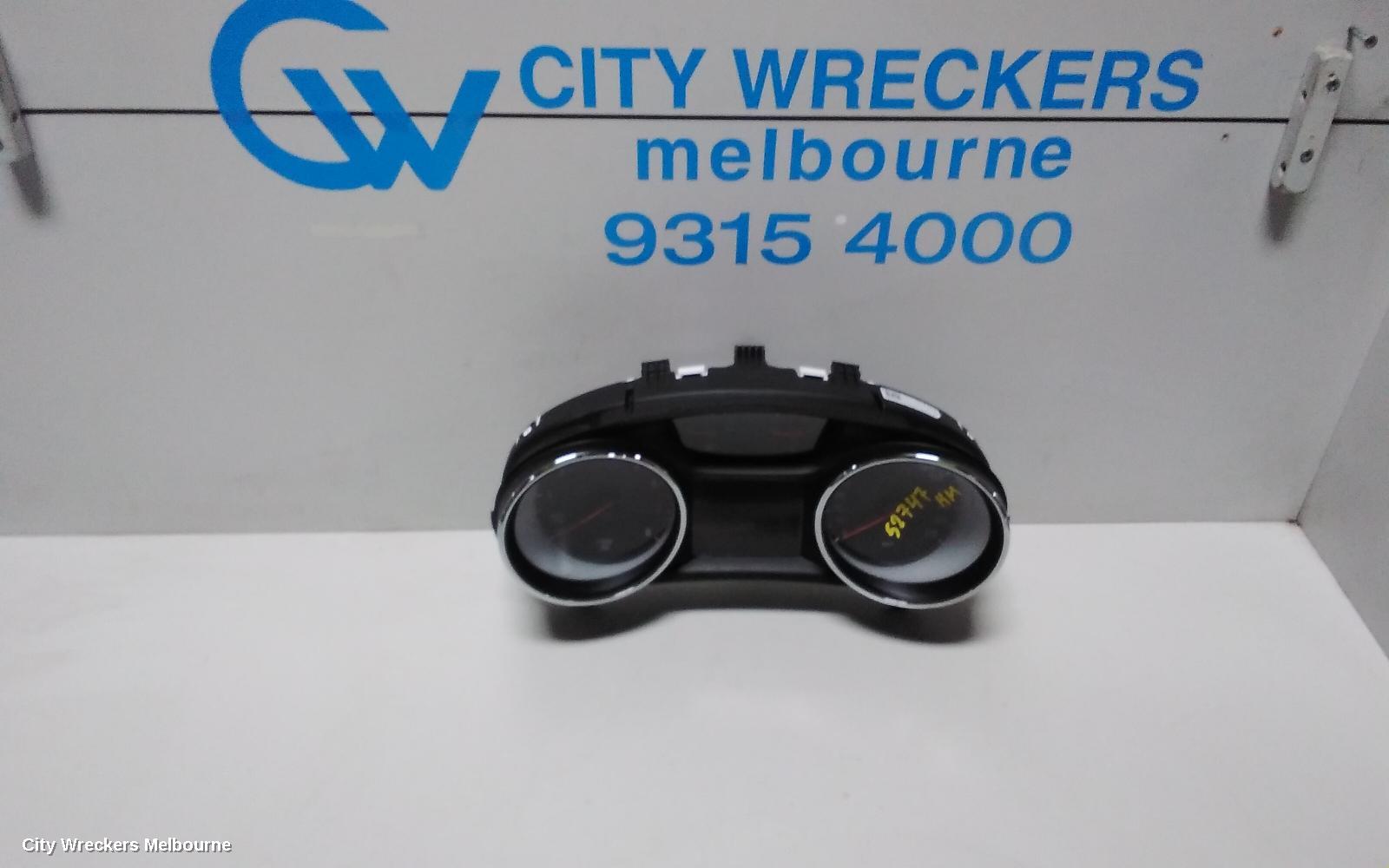 HOLDEN COMMODORE INSTRUMENT CLUSTER, INSTRUMENT CLUSTER, AUTO T/M, PETROL, ZB, 10/2017 - 12/2020