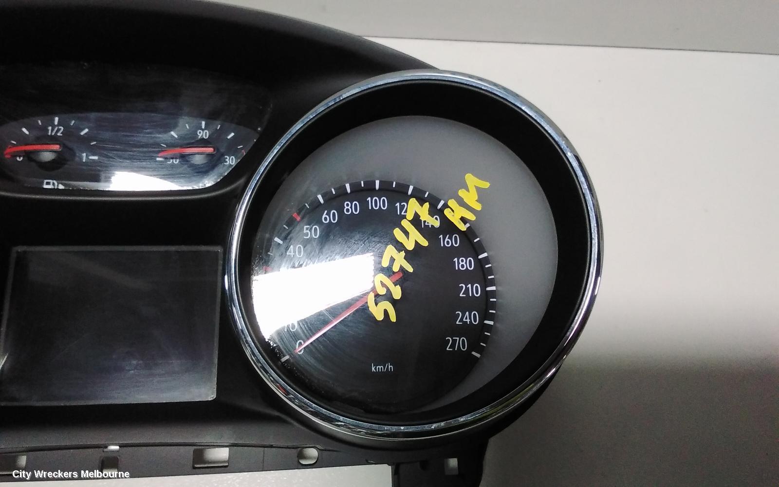 HOLDEN COMMODORE INSTRUMENT CLUSTER, INSTRUMENT CLUSTER, AUTO T/M, PETROL, ZB, 10/2017 - 12/2020