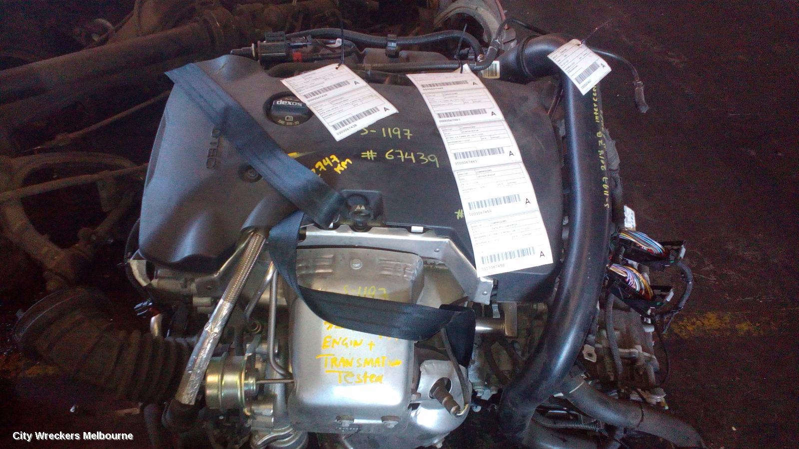 HOLDEN COMMODORE ENGINE, PETROL, 2.0, B20NFT, TURBO, ZB, 10/2017 - 12/2020