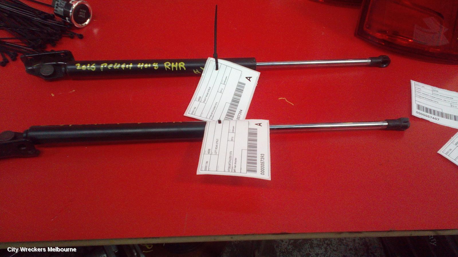PEUGEOT 4008 LEFT REAR STRUT, 05/2012 - 12/2017