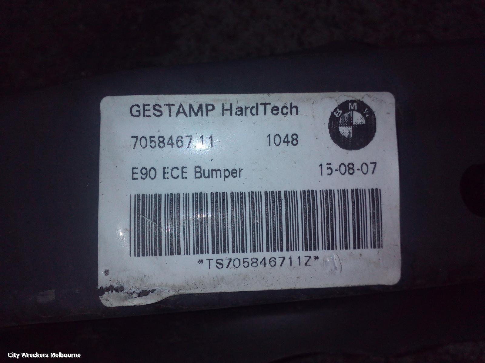 BMW 3 SERIES R/BAR BRACKET/REINFO, MAIN REINFORCEMENT, E90/E91, SEDAN/WAGON, DUAL MUFFLER TYPE, 02/2006 - 04/2012