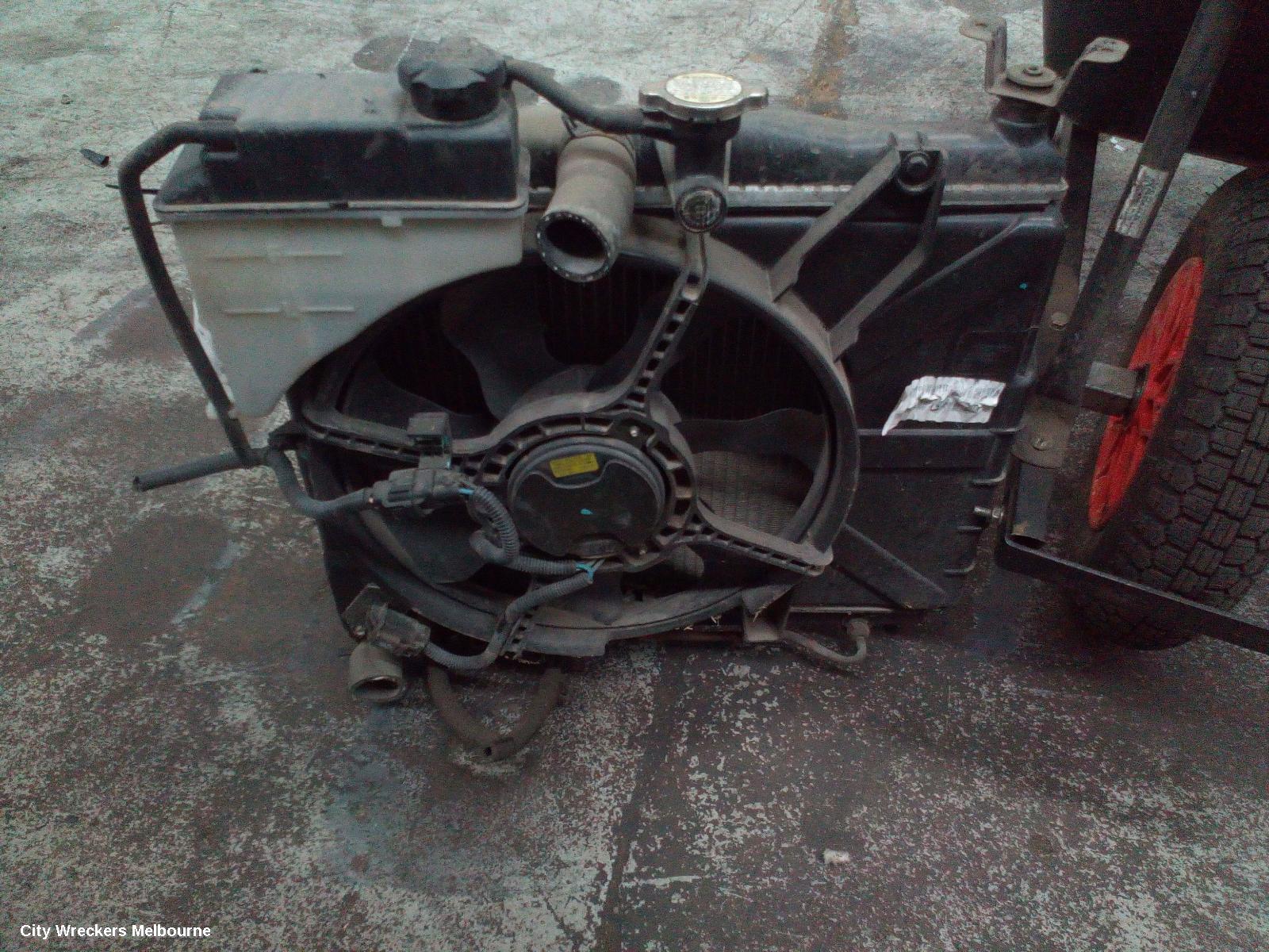 HYUNDAI GETZ FAN, RAD FAN, AUTO T/M, TB, 10/2005 - 09/2011