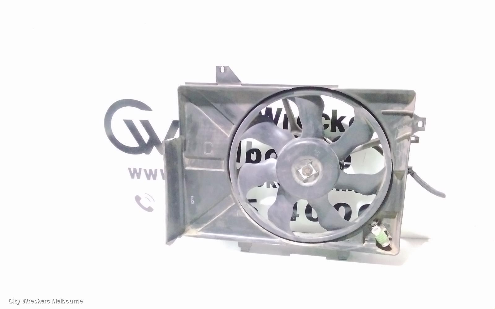 HYUNDAI GETZ FAN, RAD FAN, AUTO T/M, TB, 10/2005 - 09/2011