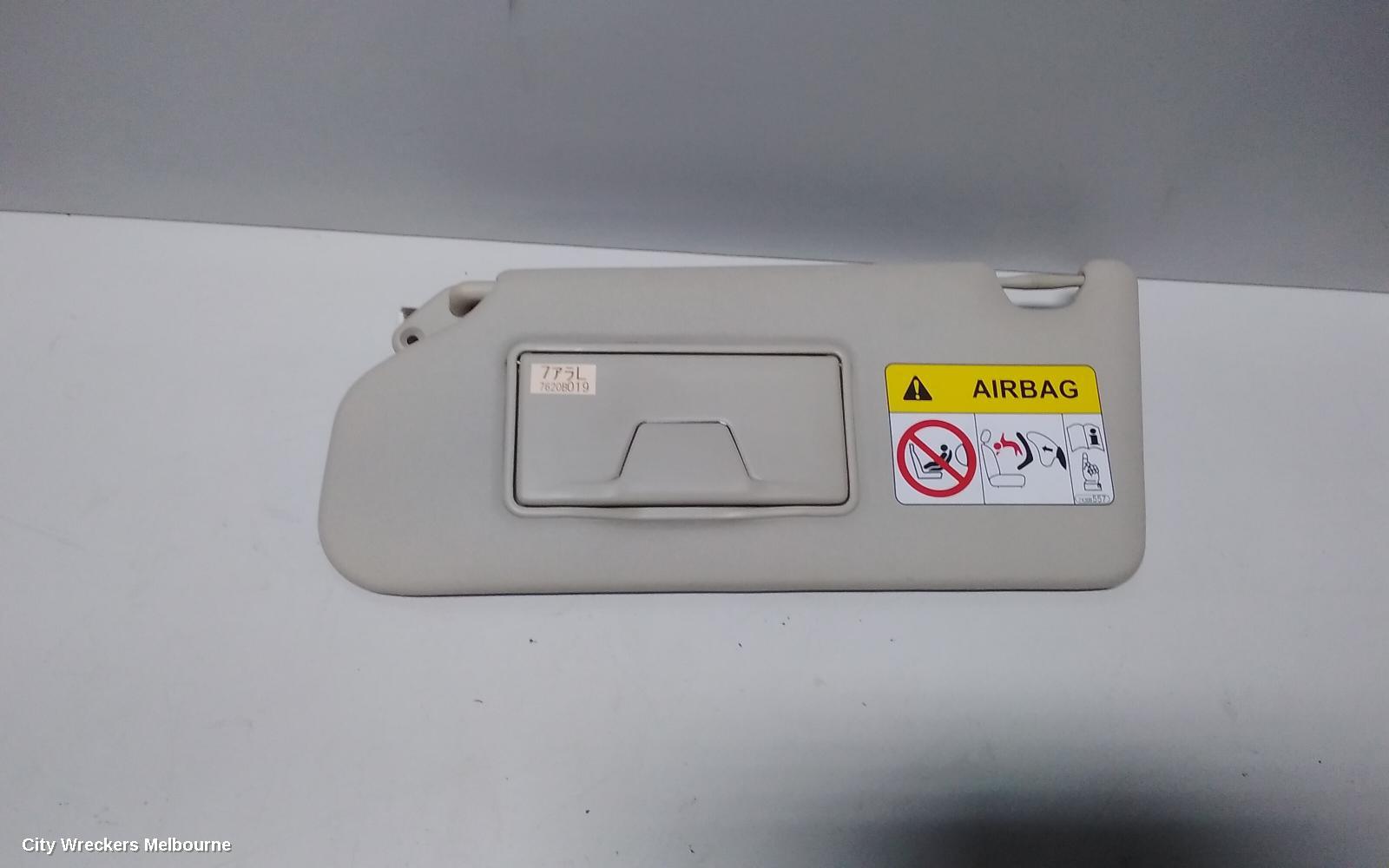 MITSUBISHI OUTLANDER SUNVISOR, ZJ, LH SIDE, 10/2012 - 03/2015