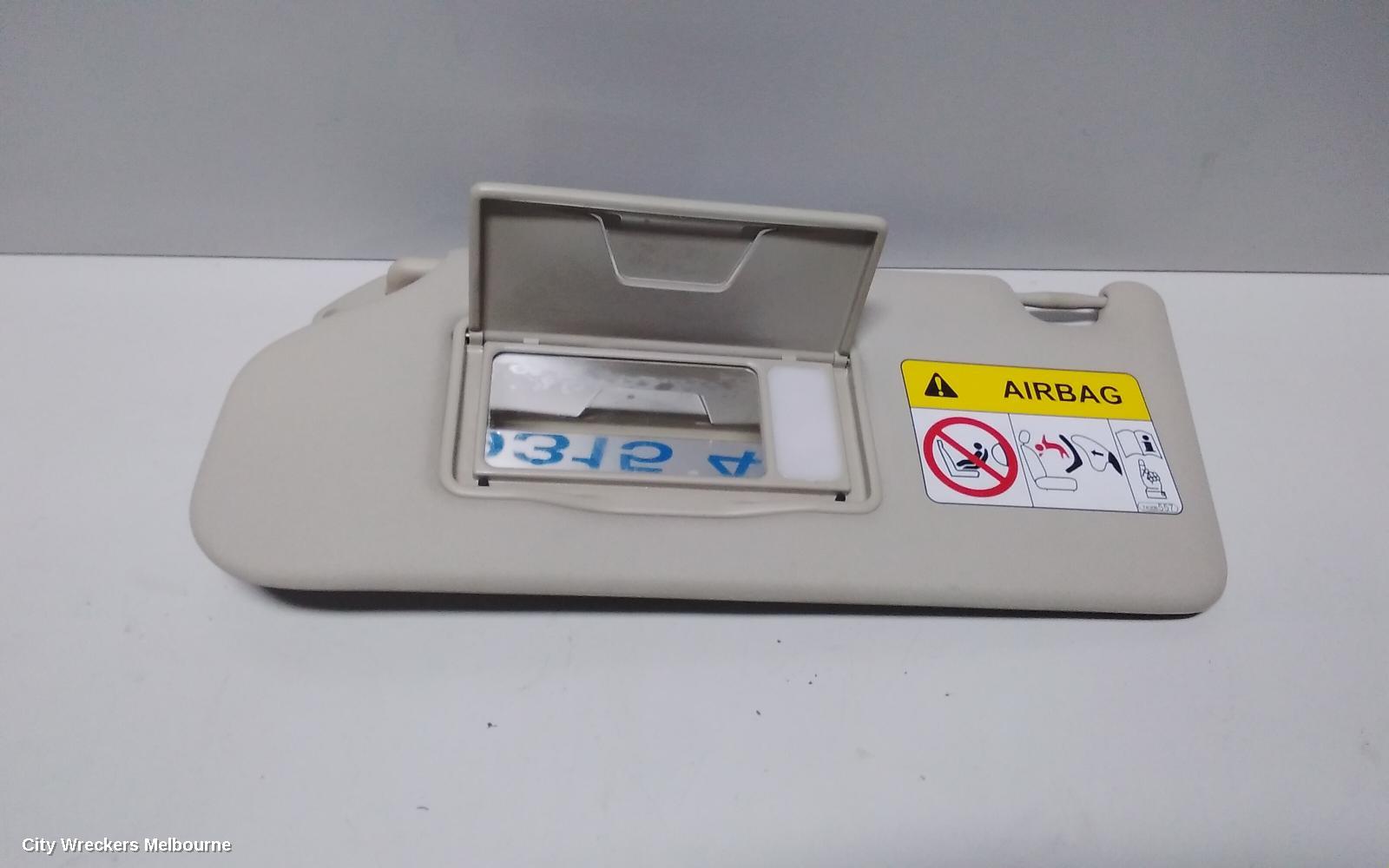 MITSUBISHI OUTLANDER SUNVISOR, ZJ, LH SIDE, 10/2012 - 03/2015