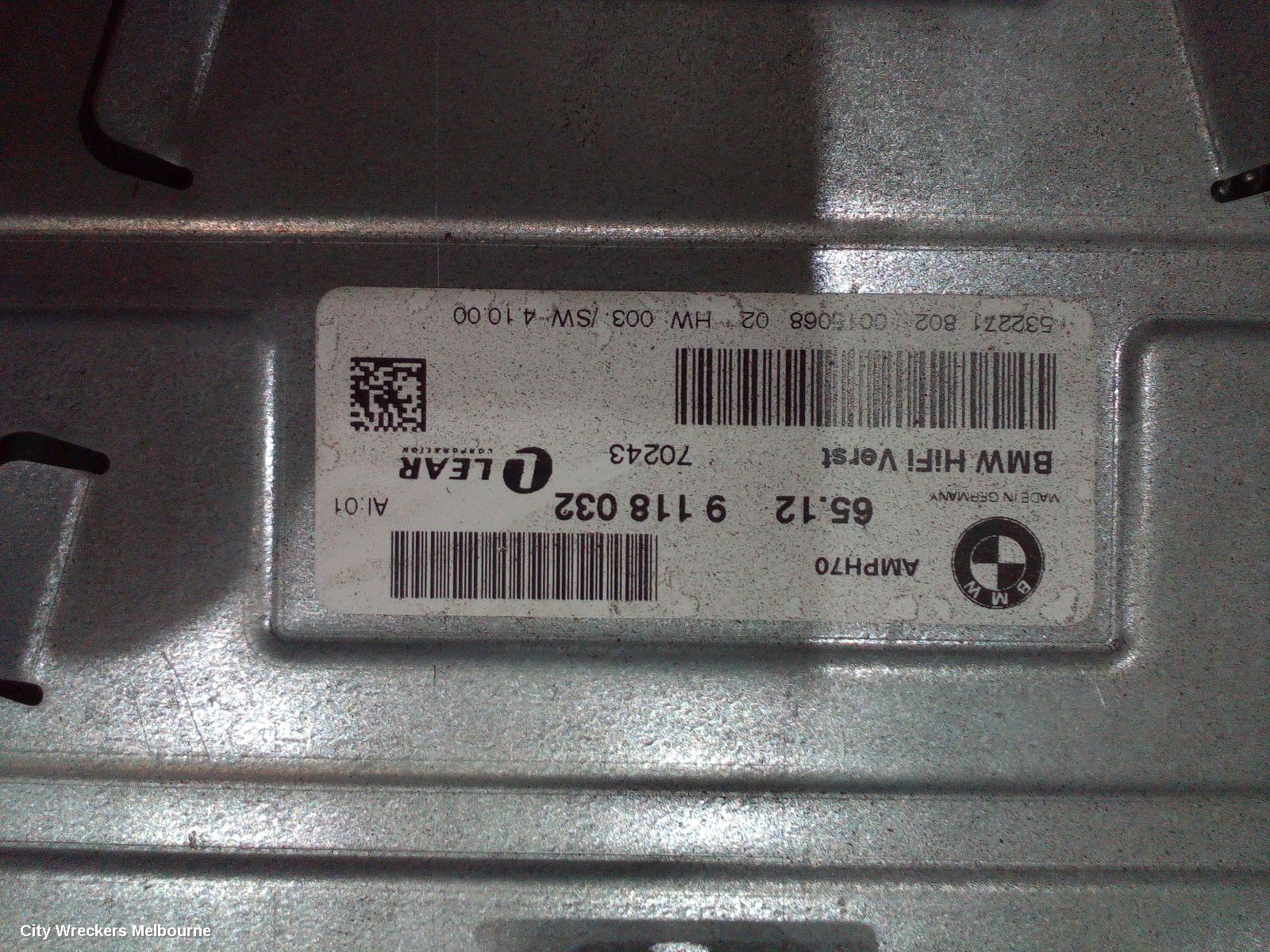 BMW X5 RADIO/CD/DVD/SAT/TV, AMPLIFIER, E70, 03/2007 - 08/2013