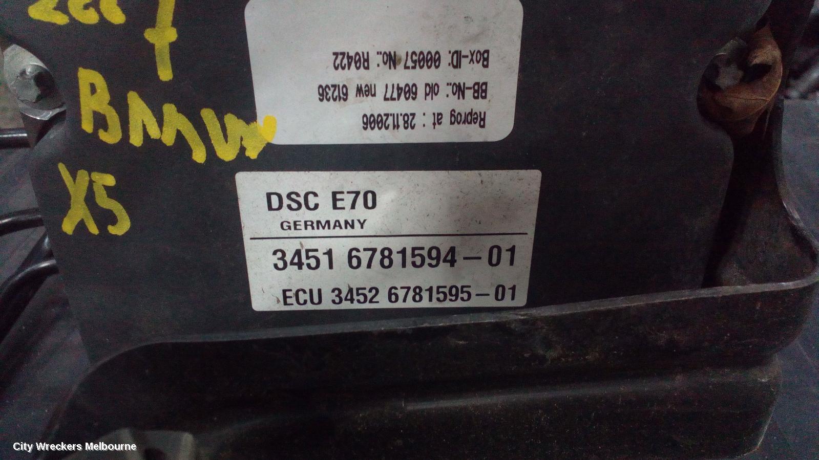 BMW X5 ABS PUMP/MODULATOR, E70, P/N 34516780125, 03/2007 - 08/2013