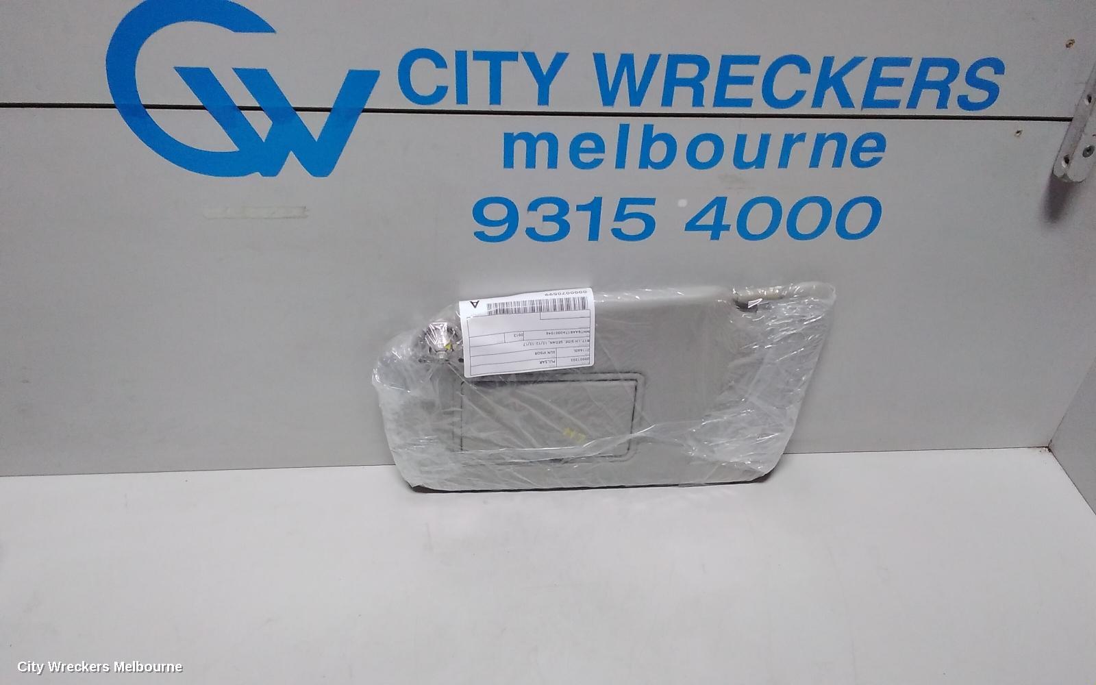 NISSAN PULSAR SUNVISOR, B17, LH SIDE, SEDAN, 12/2012 - 12/2017