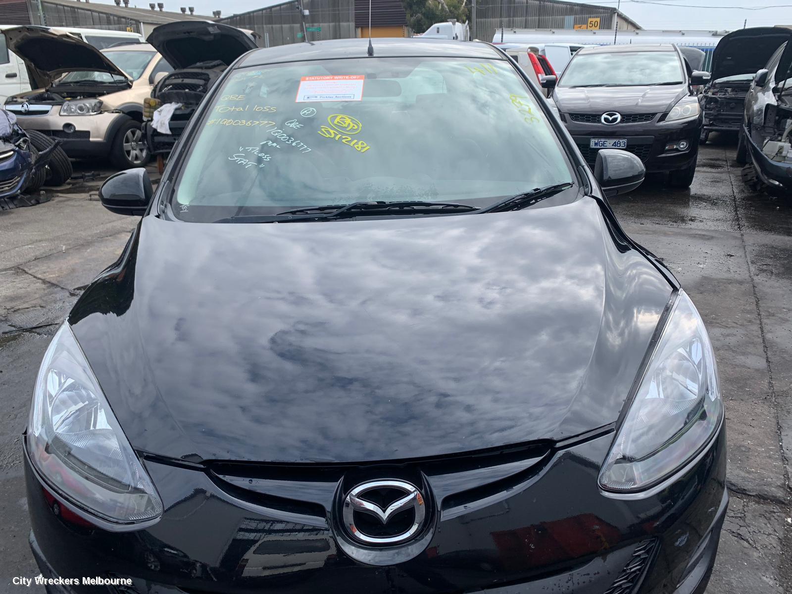 MAZDA 2 LEFT TAILLIGHT, HATCH, DE SERIES, 09/2007 - 09/2014