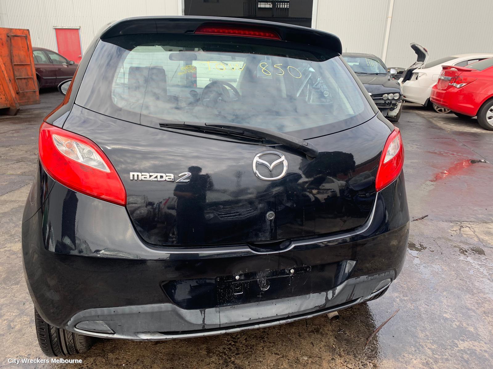 MAZDA 2 LEFT TAILLIGHT, HATCH, DE SERIES, 09/2007 - 09/2014