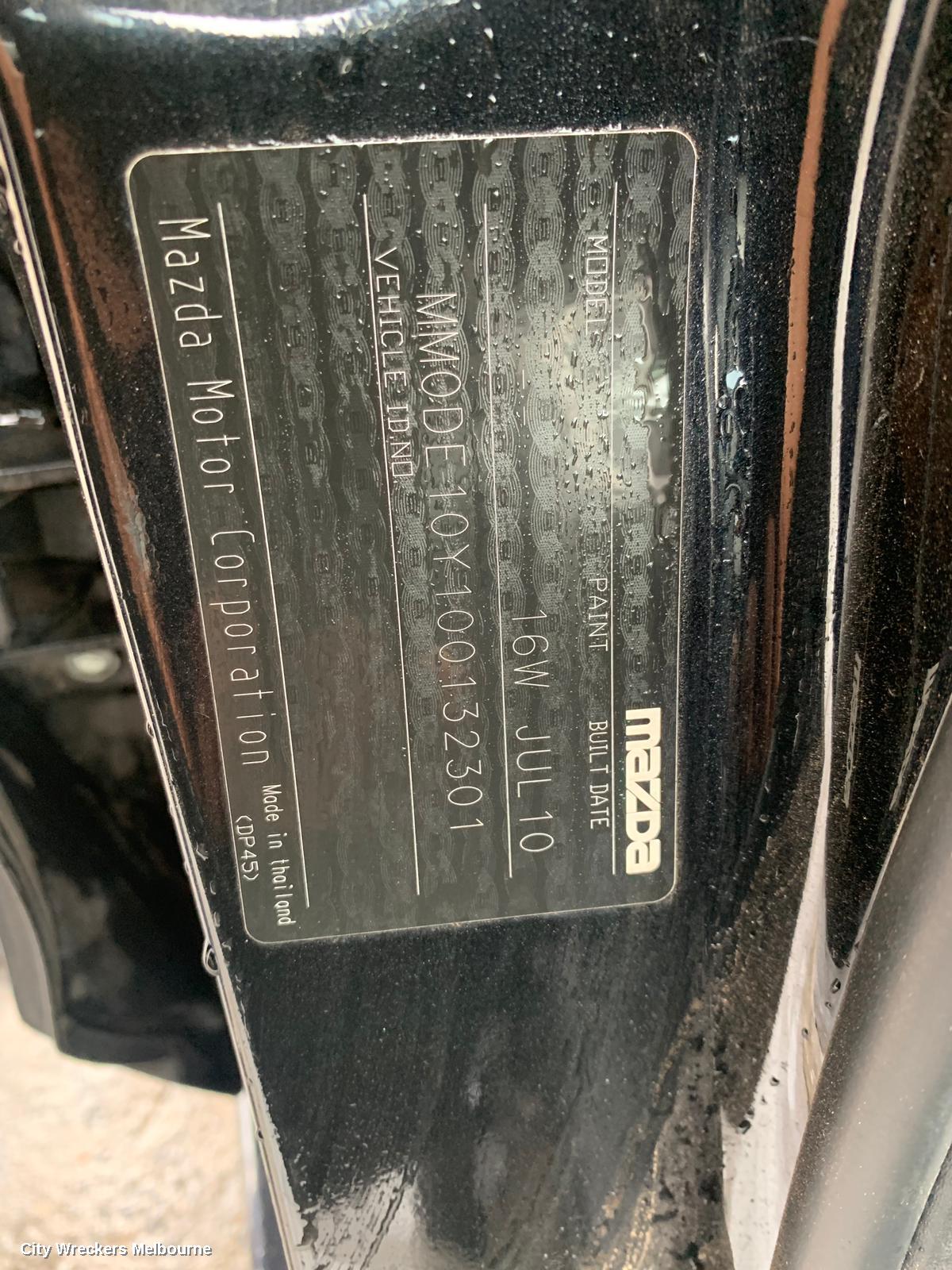 MAZDA 2 LEFT TAILLIGHT, HATCH, DE SERIES, 09/2007 - 09/2014